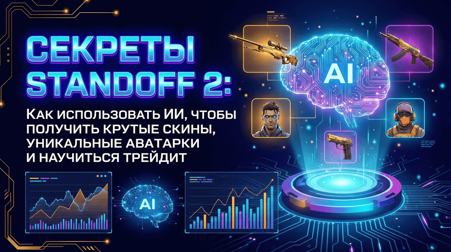 Секреты Standoff 2: Как использовать ИИ, чтобы получить крутые скины, уникальные аватарки и научиться трейдить
